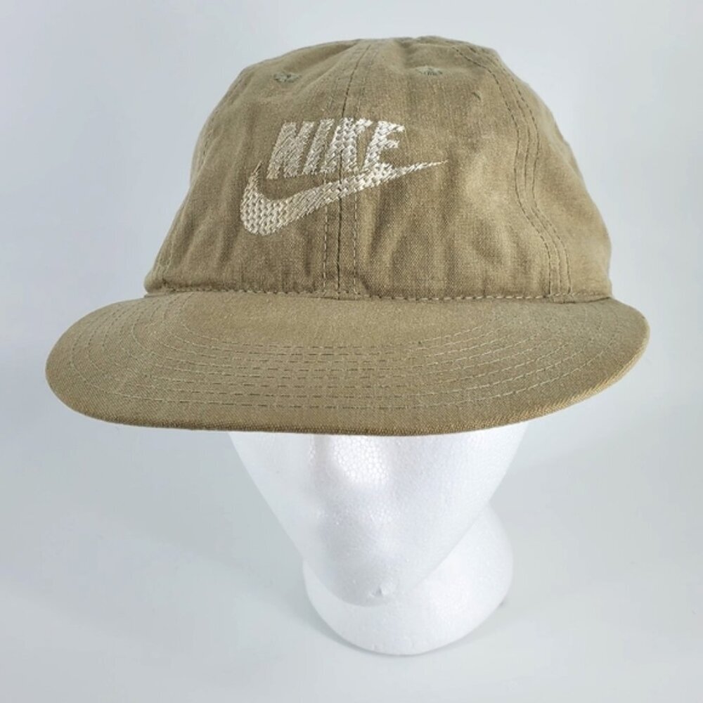 Nike Men's OSFM Headwear Casual Tan/Khaki Snapback Adjustable Golf/Ball Hat